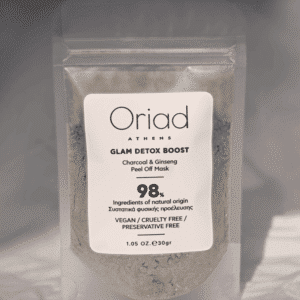 Oriad-Μάσκα προσώπου Glam Detox Boost - με ενεργό άνθρακα και λευκή άργιλο