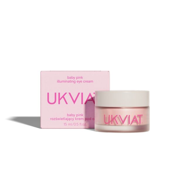 Baby pink illuminating eye cream